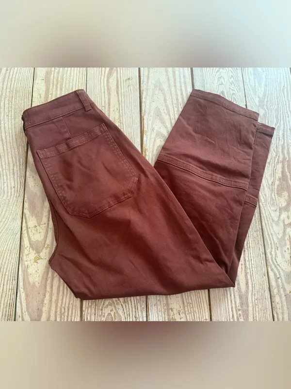 Everlane The Barrel Pant in Rust, Size 2 - Image 5
