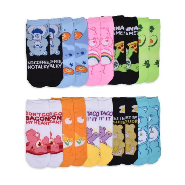 Care Bears Low Cut Socks 10 Pairs Womens Shoe Size 4-10 NEW Colorful Fun - Image 3