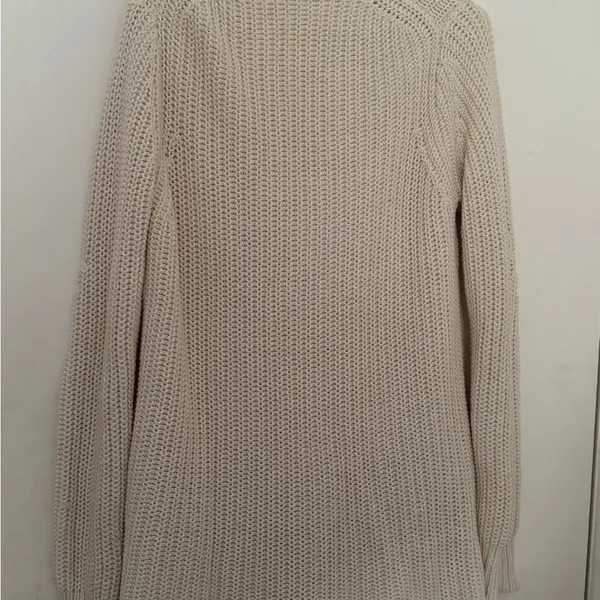 Andrea Jovine Cream Knit Cardigan - Image 14
