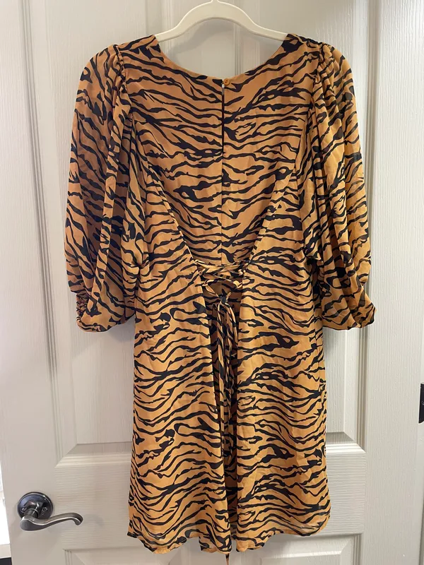 L LOVE Tiger Print Dress - Image 3