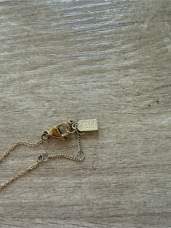 Lucky Star Jewels Gold Tone Black Crystal Butterfly Pendant Necklace - Image 4