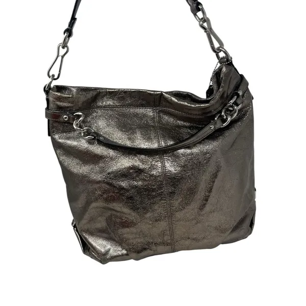 Coach Brooke Metallic Hobo Shoulder Bag - Image 5
