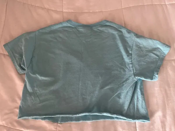 Dolphin blue crop top Etsy  - Image 3