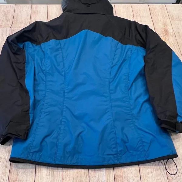 Columbia Interchange 3-in-1 Jacket Womens Large Blue Black Fleece Liner XL7628 - Image 11