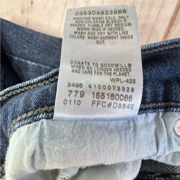 Levi’s 515 Bootcut Studded Pocket Jeans Medium Wash Denim Size 12 Medium - Image 7
