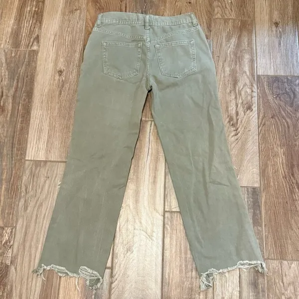 Free People Maggie Mid-Rise Straight-Leg Denim - Image 4