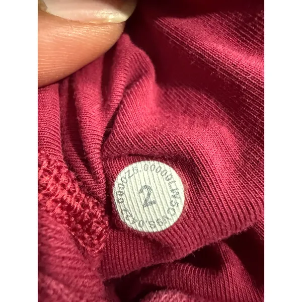 Lululemon Scuba High-Rise Joggers Pink Magenta Cotton Fleece Sweatpants Size 2‎ - Image 6
