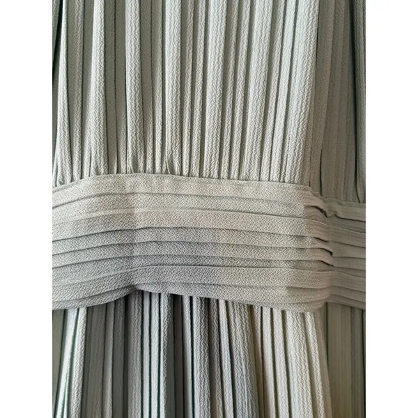 Zara Sea Green‎ Pleated Halter Neck Jumpsuit Size Small - Image 7