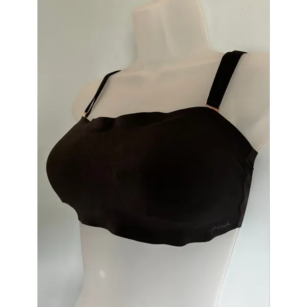 PINK Victoria's Secret Multiway Strapless Bralette Black Large NWOT - Image 2