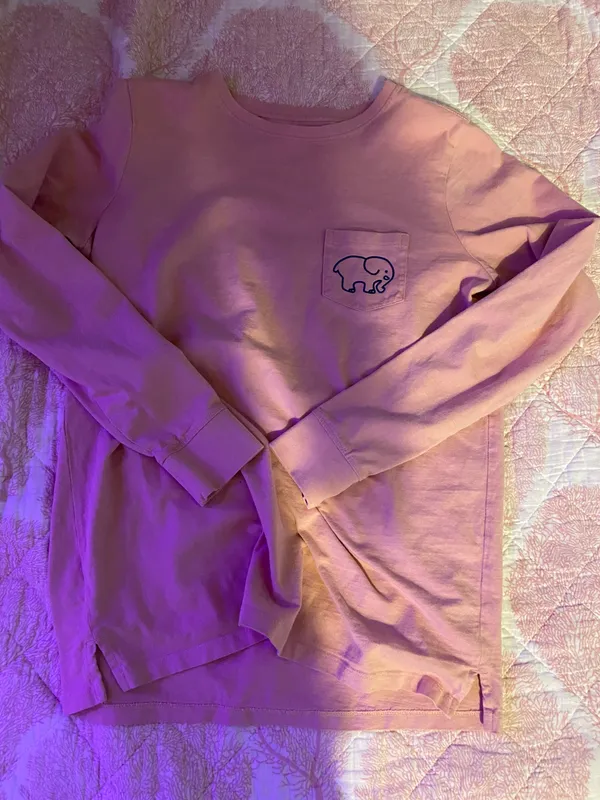 Ivory Ella Pink Long Sleeve Shirt - Image 2