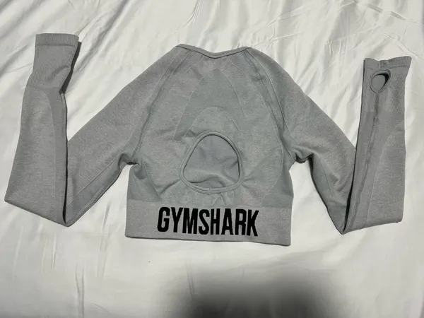 Gym Shark FLEX SPORTS LONG SLEEVE CROP TOP - Image 4