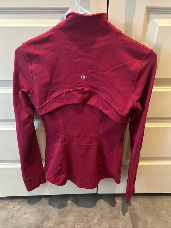 Lululemon Define Jacket Raspberry Deep Luxe Size 4 Athleisure $128 - Image 5