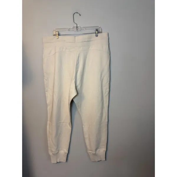 Lauren Ralph Lauren Women's Cream Jogger Drawstring Logo Sz XXL NWT $145 - Image 8
