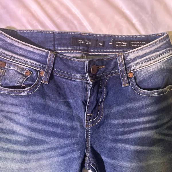 Miss Me Dark Blue Skinny Jeans - Image 4