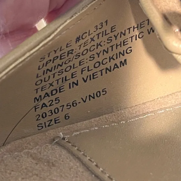 J.Crew Mary Jane Mules Womens 6 Tan Suede Square Toe Bow Balletcore Flat CL331 - Image 7