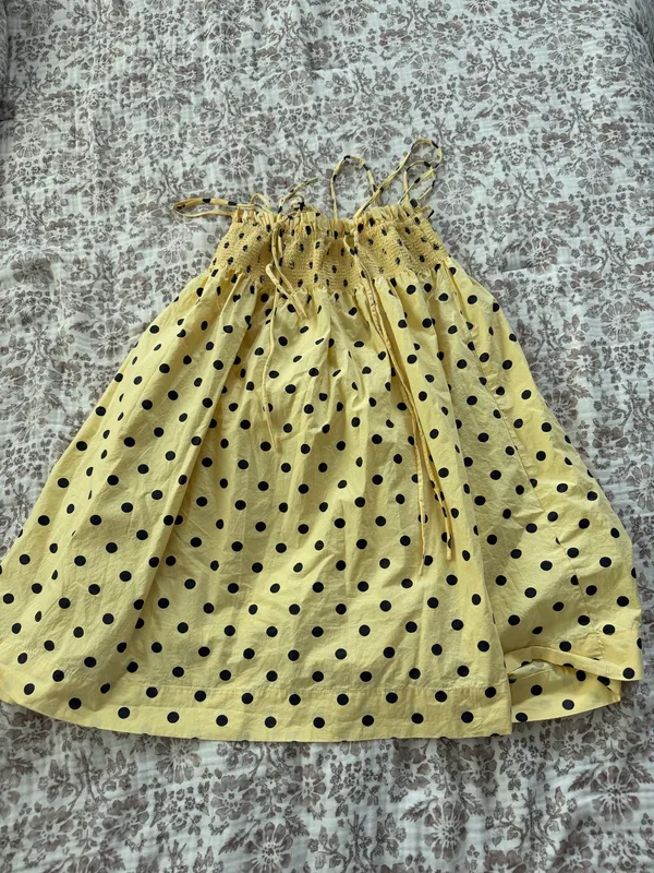 Damson Madder Lilo Polka Dot Mini Dress - Image 5