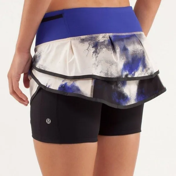 Lululemon Run Speed Squad Milky Way Multi Print Skirt - Image 3