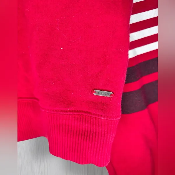 Women’s Hollister Striped Cropped Sweatshirt - Image 5
