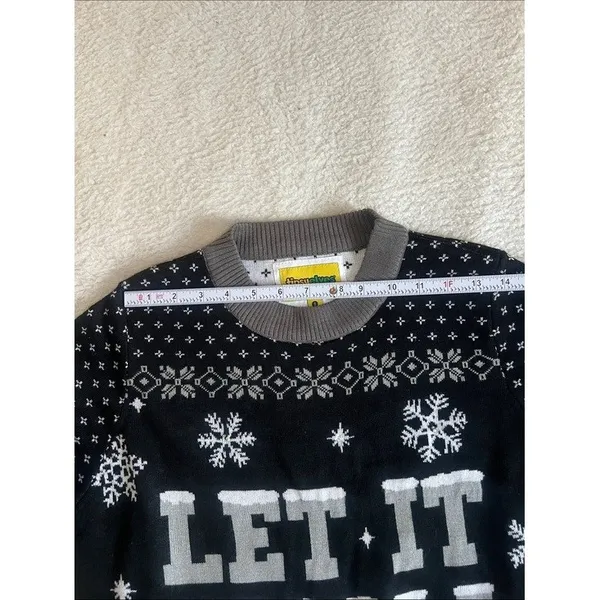Tipsy Elves Let It Snow Light Up Ugly Christmas Sweater S Holiday LED - Image 10