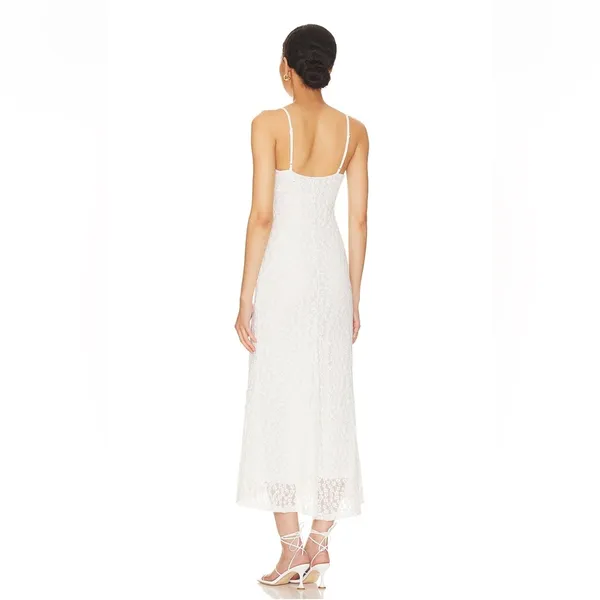 Bardot Kiali Midi Dress in Orchard White Revolve - Image 6