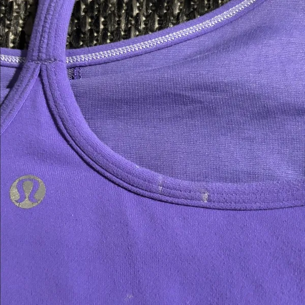 Lululemon Power Y Tank *Luon Light Coolmax Power Purple Size 8 - Image 6