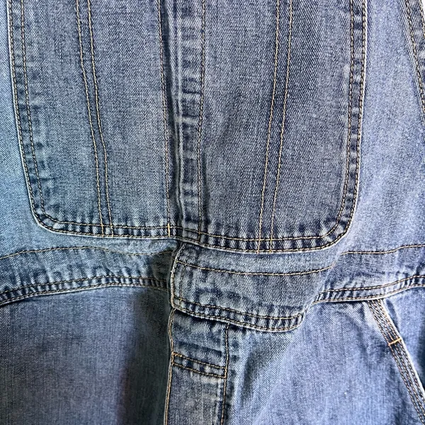 Mimi Denim Maternity Overalls With Attachment‎ To Gather In Back Med Wash S - Image 4