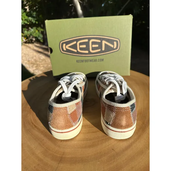 KEEN Womens Elsa Harvest Leather Suede Patchwork Lace Up Sneakers Size 7 - Image 5