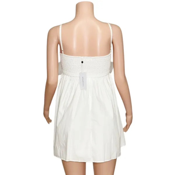 LOVERS + FRIENDS Somerset Bow Mini Dress, White, Small - Image 9
