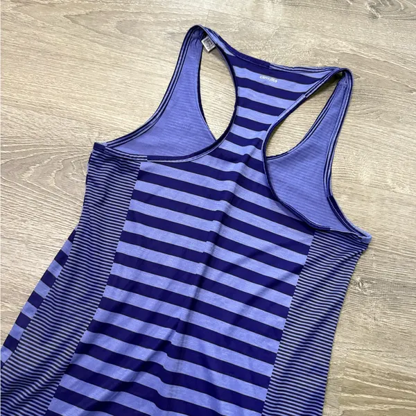 •Adidas• Purple Striped Tank Top - Image 6