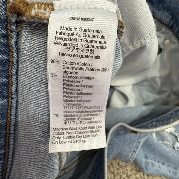 Madewell‎ the Perfect Vintage Jeans Women 30 Blue High Rise Distressed Knee - Image 6