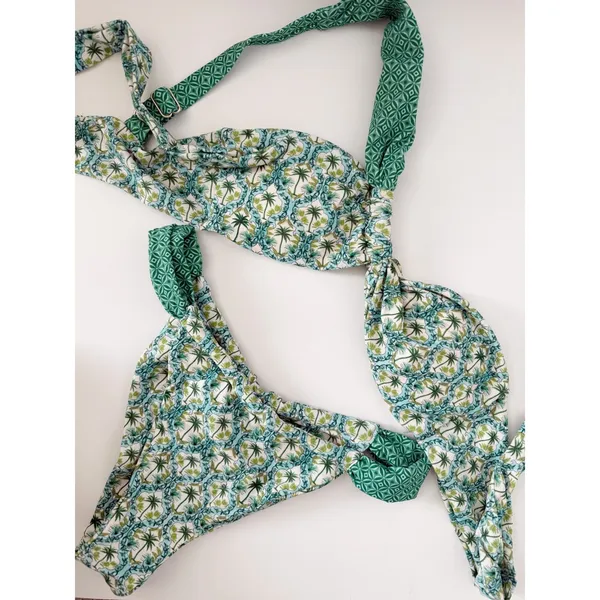Blackbough Swim Palmera Giana One Shoulder Asymmetrical Bikini Top Size S NWOT - Image 4