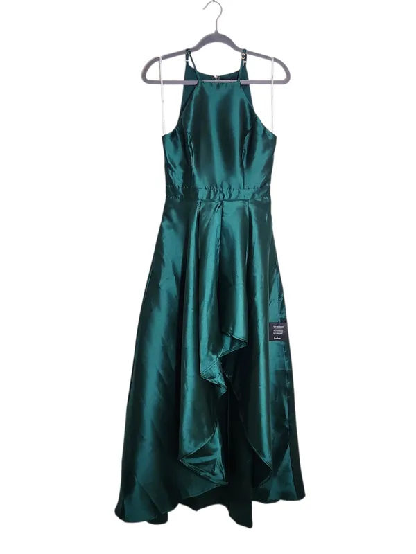 Lulus Green High Low Formal Dress Size Medium NWT Wedding Guest Dress - Image 2
