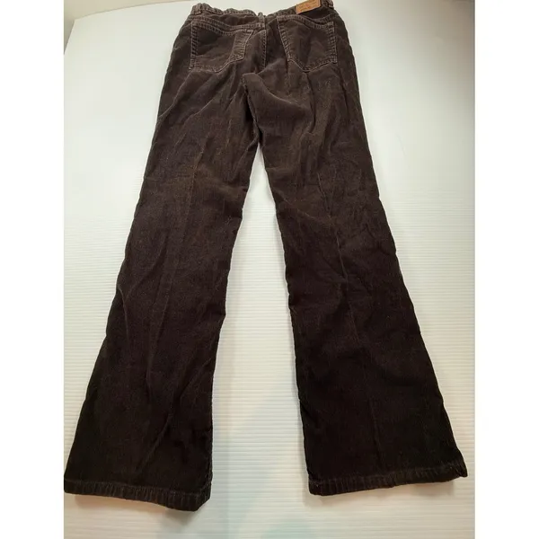 Eddie Bauer Legendary Corduroy Pants Brown Boot-Cut Fit Womens Size 8 30x31 - Image 4