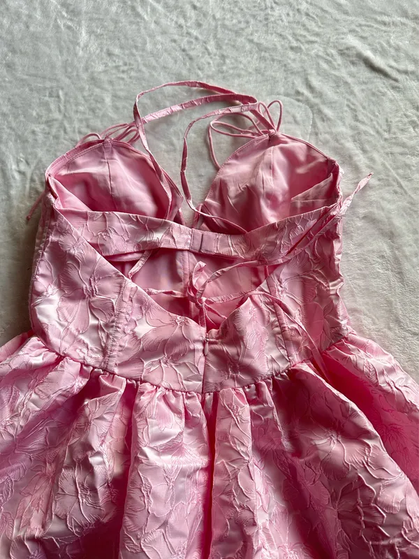 For Love & Lemons Faith Mini Dress Pink - Image 13