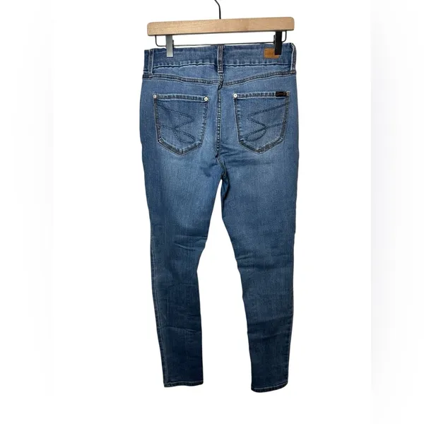 7‎ For All Mankind Women’s Skinny Jeans Blue Size 6 Mid Rise Stretch Denim - Image 6