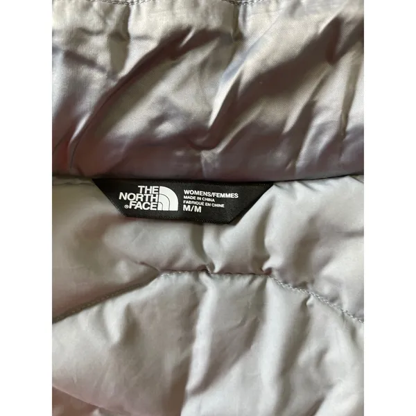 The North Face Womens Aconcagua 550-Fill Down Vest Metallic Silver Grey Medium - Image 6