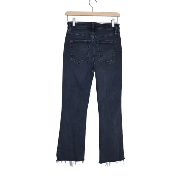 BDG Womens 26 Kick Flare High Rise Cropped Jeans in Black - Image 2