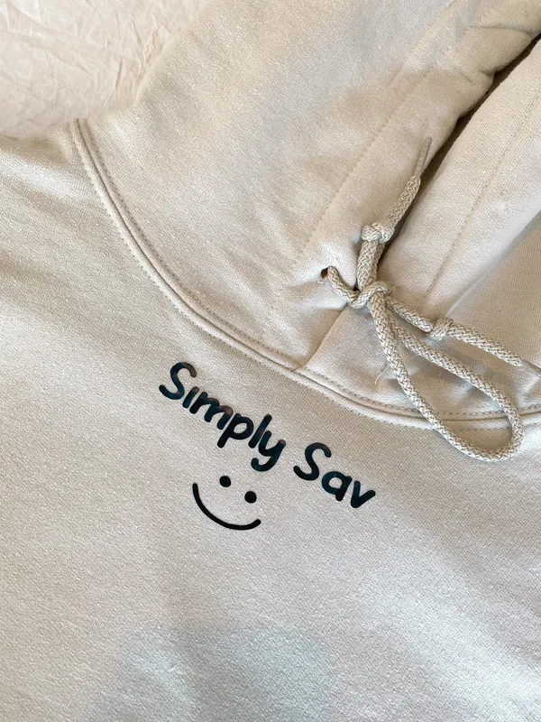 Text me when you get home hoodie Tan Size M - Image 4