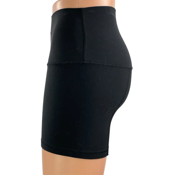 Lululemon Women's Black High Rise Yoga Workout Athletic Biker Shorts Size S - Image 2