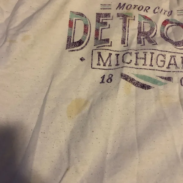 Detroit Michigan White Hoodie - Image 4