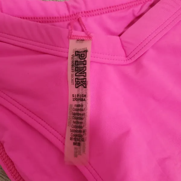 Victoria's Secret PINK Gold & Hot Pink 2 Piece Bikini Size XS/Small - Image 3