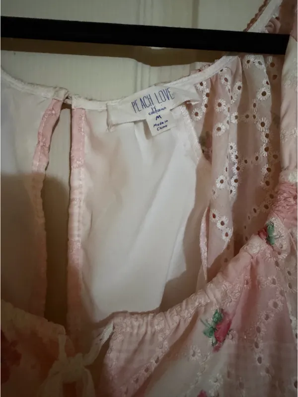 Peach Love Floral Romper - Image 3