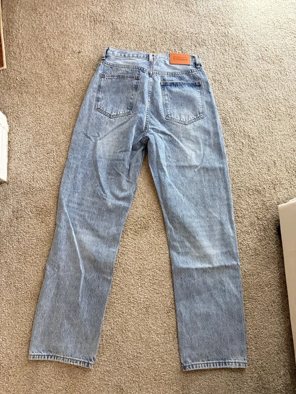 Princess Polly Asymmetrical Jeans - Image 4