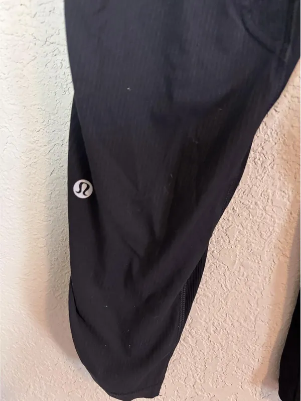 Lululemon Black Drawstring Jogger Pants Size 6 - Image 4