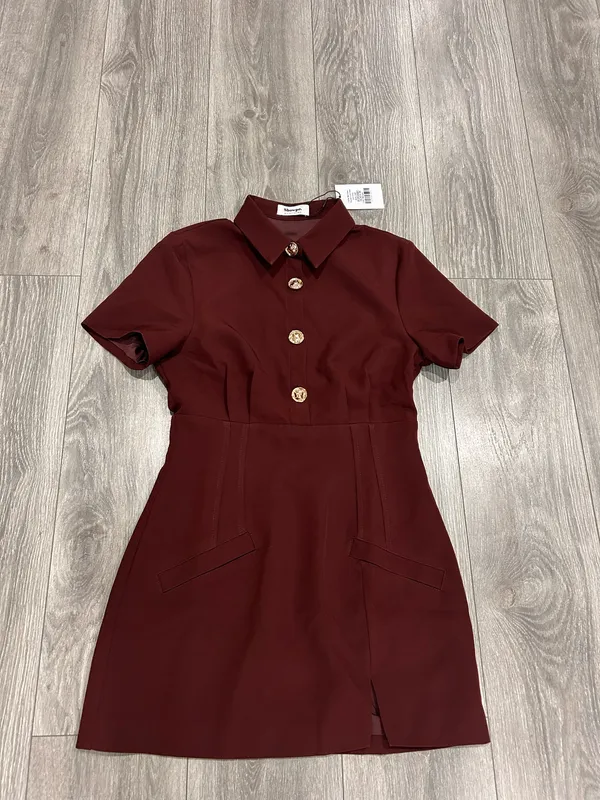 New Showpo Charity Mini Dress Placket Front Fitted Shirt Dress MSRP $109 - Image 7