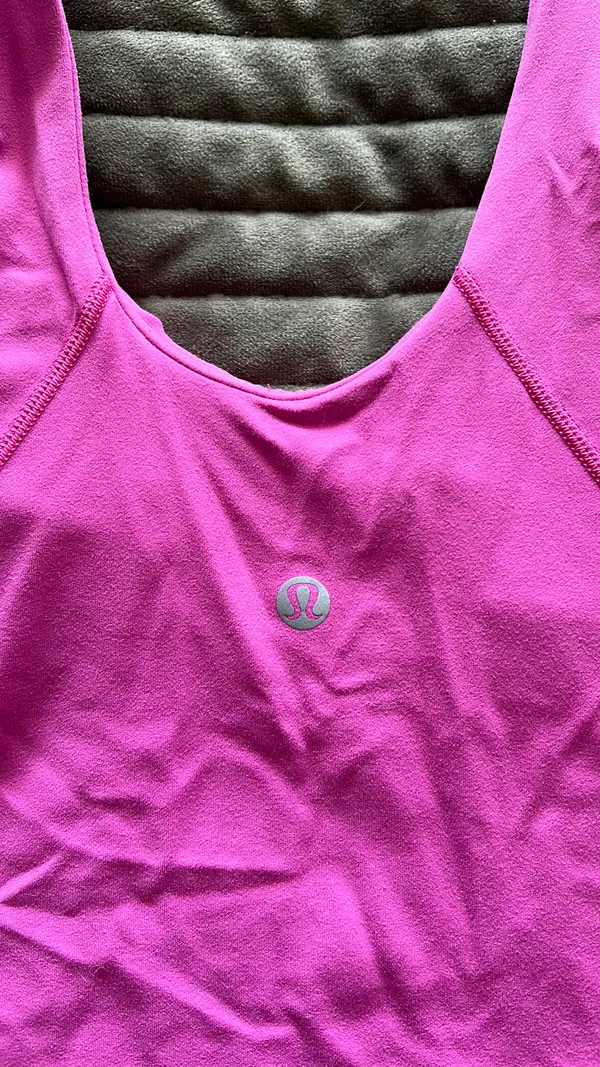 Longline Sports Bra Pink Size XS - Image 3