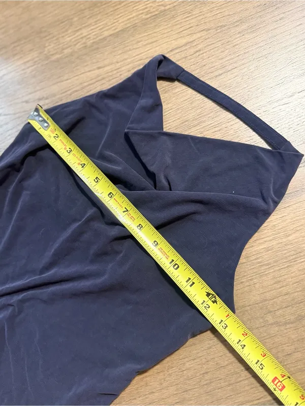 Anthropologie Cowl Neck Halter Top Size XS - Image 3