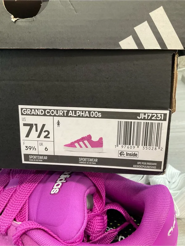NWT AND BOX ADIDAS GRAND COURT ALPHA‎ OOs WITH SPARE LACES - Image 8
