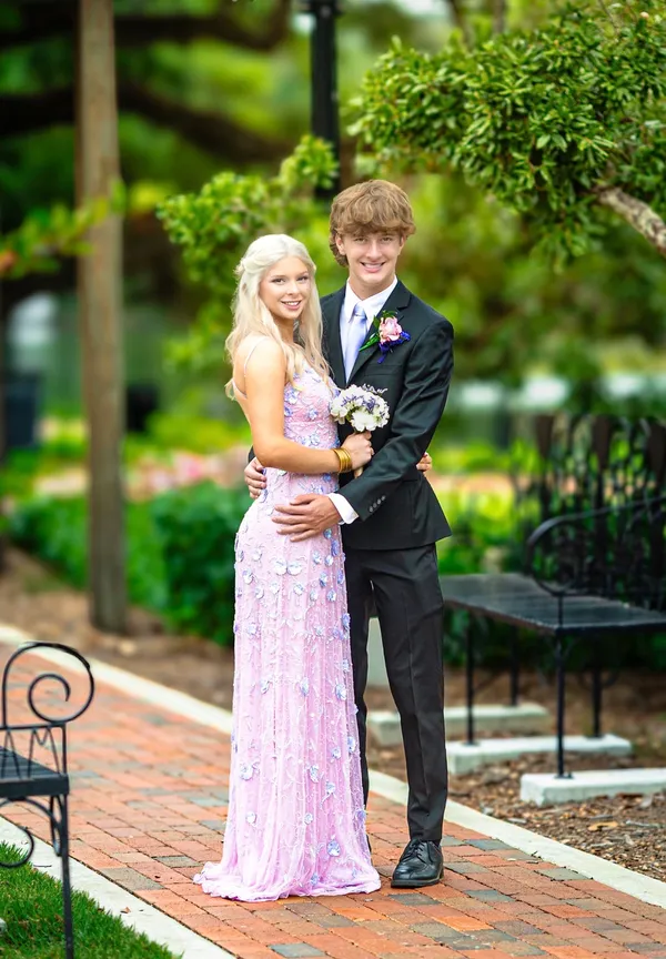 Designer prom dress Pink Size 0 - Image 2