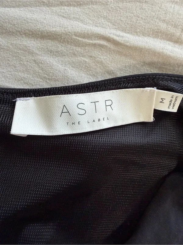 Astr‎ Black Wide-Leg Pleated Jumpsuit Pants - Image 2